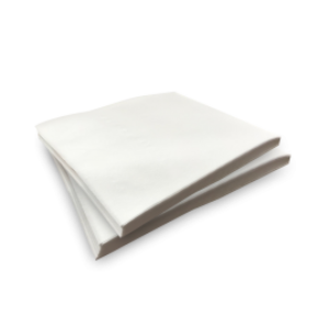 Luxe 15 x 17 White Dinner Napkin - 2ply