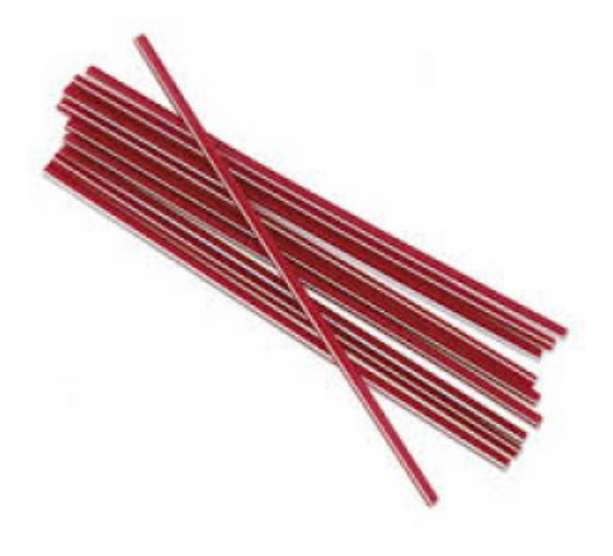 5 Red Stir Straws