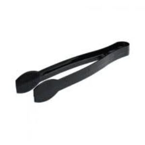 9" Black Serving Tongs