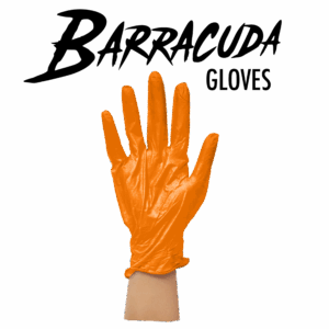 Barracuda Orange Heavy Nitrile Gloves M